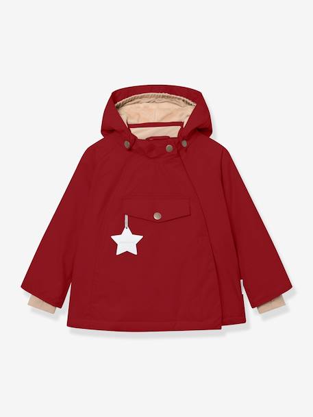 Veste d'hiver avec doublure polaire MATWANG enfants MINI A TURE bleu foncé+bordeaux+marron+prune+rose poudré+vert sauge - vertbaudet enfant 