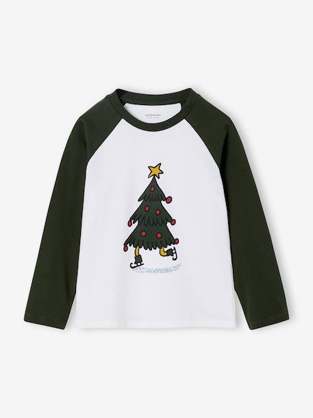 Kerst pyjamaset voor jongens met lange mouwen dennen - vertbaudet enfant 