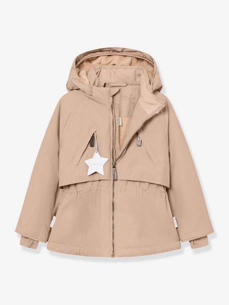 Veste d'hiver avec doublure polaire MATALGEANA fille MINI A TURE beige+bordeaux - vertbaudet enfant 
