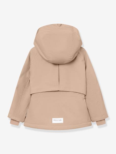 Veste d'hiver avec doublure polaire MATALGEANA fille MINI A TURE beige+bordeaux - vertbaudet enfant 