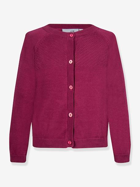 Fille-Pull, gilet, sweat-Cardigan tricot fin Happy Girls Filles Boutons