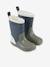 Bottes en caoutchouc chaudes ASPEN enfants Bundgaard olive+rose pâle - vertbaudet enfant 