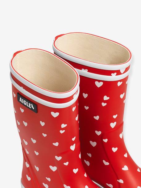 Regenlaarzen met print AIGLE® rood - vertbaudet enfant 