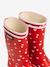 Regenlaarzen met print AIGLE® rood - vertbaudet enfant 