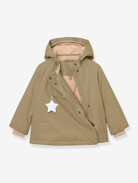 Veste d'hiver avec doublure polaire MATWANG enfants MINI A TURE bleu foncé+bordeaux+marron+prune+rose poudré+vert sauge - vertbaudet enfant 