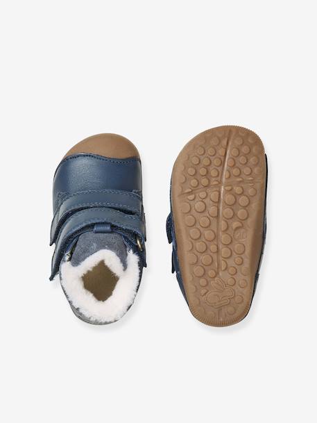 Boots chaudes pour apprendre à marcher PETIT Baby Bundgaard blush+caramel+marine - vertbaudet enfant 