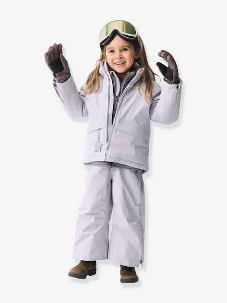 Veste de ski MATADANE enfants MINI A TURE bleu grisé+violet - vertbaudet enfant 
