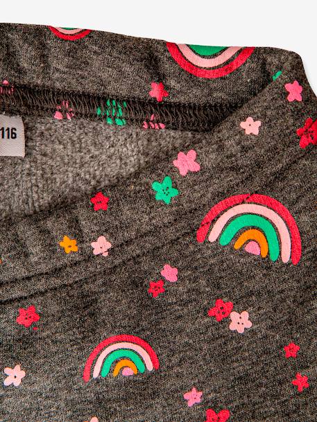 Leggings thermiques Happy Girls filles arc-en-ciel anthracite+marine - vertbaudet enfant 