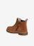 Boots bébé fille cuir zippées camel - vertbaudet enfant 