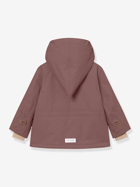 Veste d'hiver avec doublure polaire MATWANG enfants MINI A TURE bleu foncé+bordeaux+marron+prune+rose poudré+vert sauge - vertbaudet enfant 