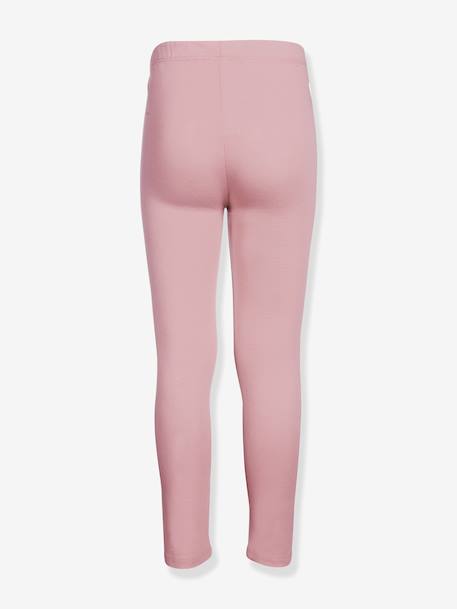 Thermoleggings voor meisjes HAPPY GIRLS Basic antraciet+gemêleerd grijs+grenadine+marineblauw+roze (poederkleur)+snoepjesroze+zwart - vertbaudet enfant 