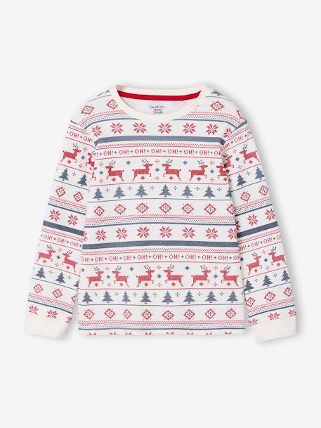2-delige jongenspyjama Kerstmis familie capsulecollectie nachtblauw - vertbaudet enfant 