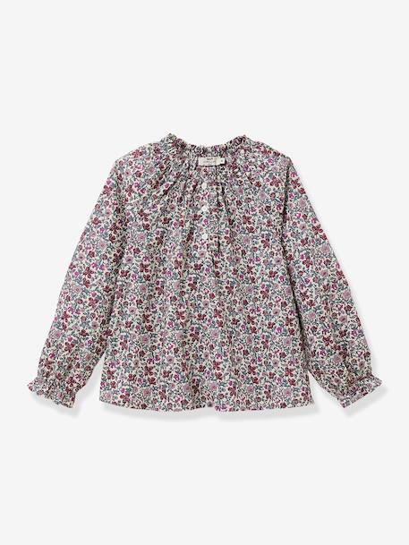 Fille-Chemise, blouse, tunique-Blouse en tissu Liberty Meadow fille