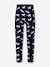 HAPPY GIRLS thermische legging voor meisjes met paarden marineblauw+roze (poederkleur)+snoepjesroze - vertbaudet enfant 