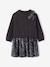 Robe fille noël à sequins effet 2 en 1 anthracite - vertbaudet enfant 