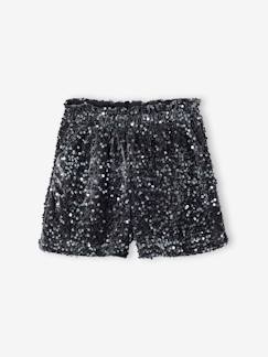 Meisje-Kerst short voor meisjes met pailletten