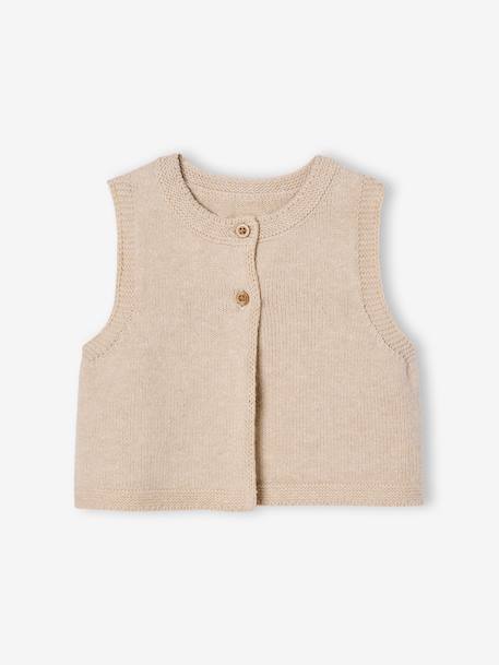 Ensemble 3 pièces naissance blouse + pantalon+ gilet lilas - vertbaudet enfant 