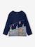 Tee-shirt garçon noël motif ludique marine+vert sapin - vertbaudet enfant 