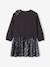 Robe fille noël à sequins effet 2 en 1 anthracite - vertbaudet enfant 