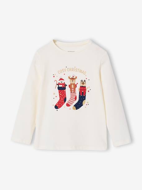 Coffret Noël pyjama et chaussettes fille rouge - vertbaudet enfant 