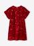 Robe fille en velours et sequins rouge - vertbaudet enfant 