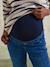 Rechtstreeks zwangerschapsbroek met naadloze band denimgrijs+ongewassen denim+stone - vertbaudet enfant 