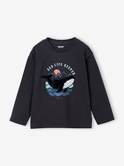 Jongens-T-shirt, poloshirt, souspull-T-shirt voor jongens met print op de voorkant