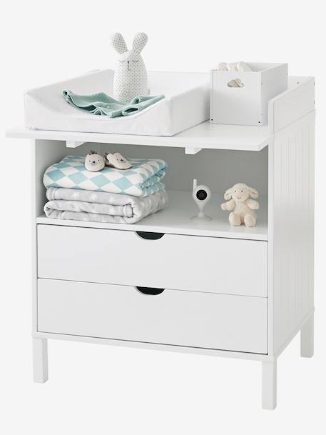 Commode à langer LIGNE HOLIDAYS blanc - vertbaudet enfant 