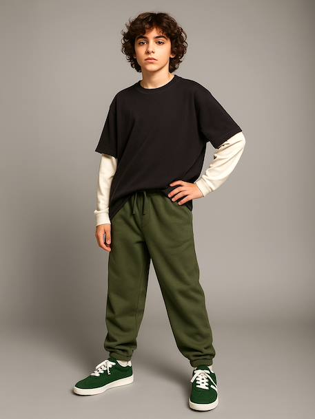 T-shirt garçon effet 2 en 1 anthracite - vertbaudet enfant 