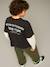 T-shirt garçon effet 2 en 1 anthracite - vertbaudet enfant 