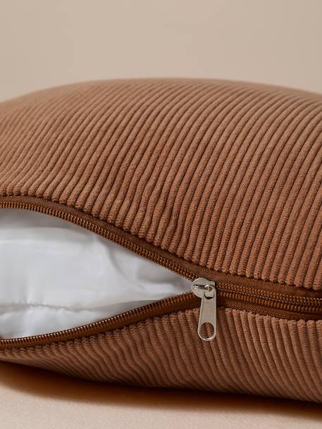Panier matelassé en velours pour chien, disponible en 3 tailles camel - vertbaudet enfant 