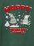 Tee-shirt garçon noël motif ludique marine+vert sapin - vertbaudet enfant 