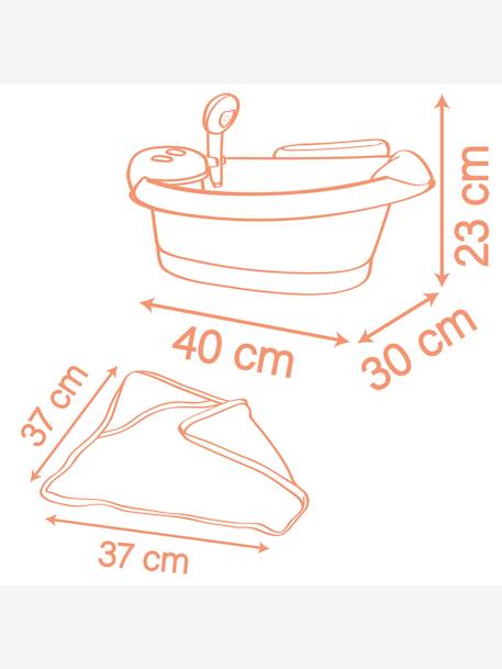 Baignoire balnéo rose - vertbaudet enfant 