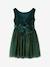 Robe Noël fille en velours et tulle brillant rouge+vert émeraude - vertbaudet enfant 