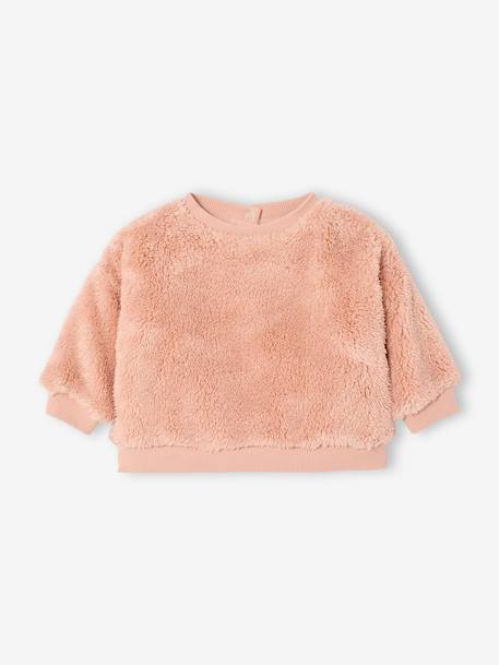 Ensemble bébé sweat-shirt + jupon rose poudré - vertbaudet enfant 