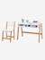 Bureau enfant LIGNE ARCHITEKT BLANC/BOIS CLAIR+vert - vertbaudet enfant 