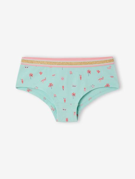 Lot de 5 shorties fille Lot bleu et rose - vertbaudet enfant 