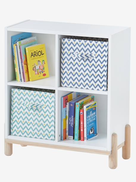 Meuble 4 cases blanc - vertbaudet enfant 