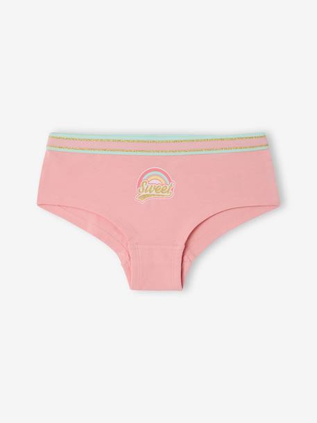 Lot de 5 shorties fille Lot bleu et rose - vertbaudet enfant 