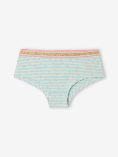 Lot de 5 shorties fille Lot bleu et rose - vertbaudet enfant 