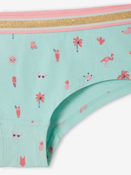 Lot de 5 shorties fille Lot bleu et rose - vertbaudet enfant 