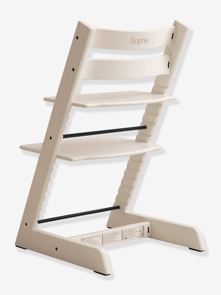 Hoge stoel Tripp Trapp STOKKE BLEACHED+donkerbruin+ecru+grijs+groen+NATUURLIJK+ONWEER GRIJS+WIT+zachtpaars+ZWART - vertbaudet enfant 