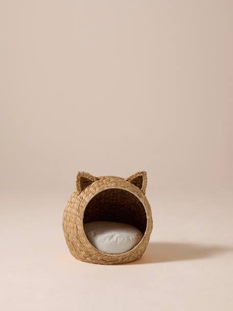 Panier pour chat en jacinthe d'eau beige - vertbaudet enfant 