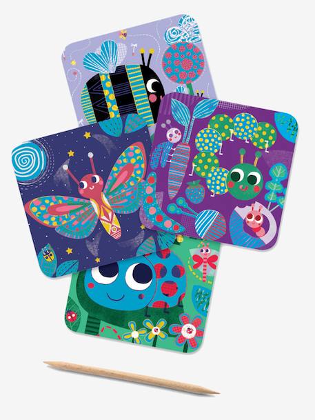 Cartes à gratter «Toutes petites bêtes» MULTICOLORE+rouge - vertbaudet enfant 