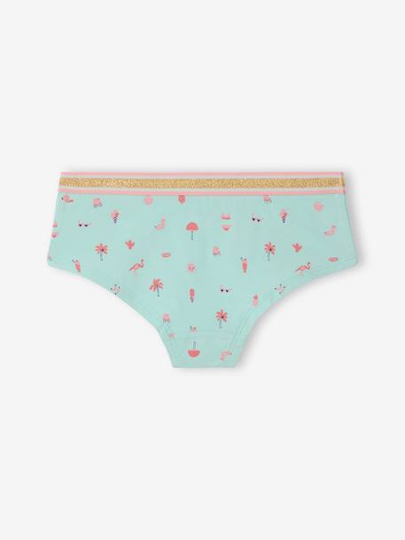 Lot de 5 shorties fille Lot bleu et rose - vertbaudet enfant 