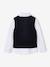 Ensemble garçon chemise et gilet noël noir - vertbaudet enfant 