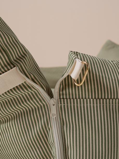 2-in-1 autotransportzak voor huisdieren FAMILY groen, gestreept - vertbaudet enfant 