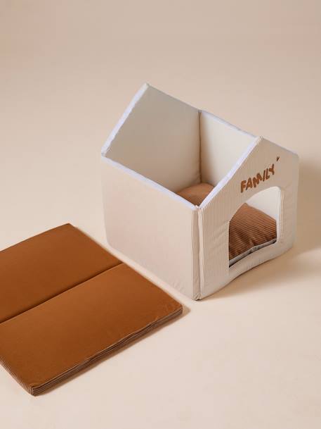 Niche et panier Ferme pour chien camel - vertbaudet enfant 