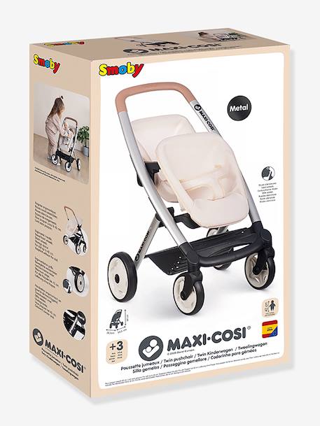 Maxi Cosi Dubbele kinderwagen - SMOBY beige - vertbaudet enfant 
