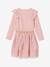 Kerst set voor meisjes, rok met tule en t-shirt met ruches roze (poederkleur) - vertbaudet enfant 